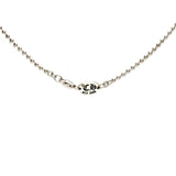 Auth Chrome Hearts 925 Sterling Silver Large Cross Necklace Size 22" »U112