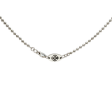 Auth Chrome Hearts 925 Sterling Silver Large Cross Necklace Size 22" »U112