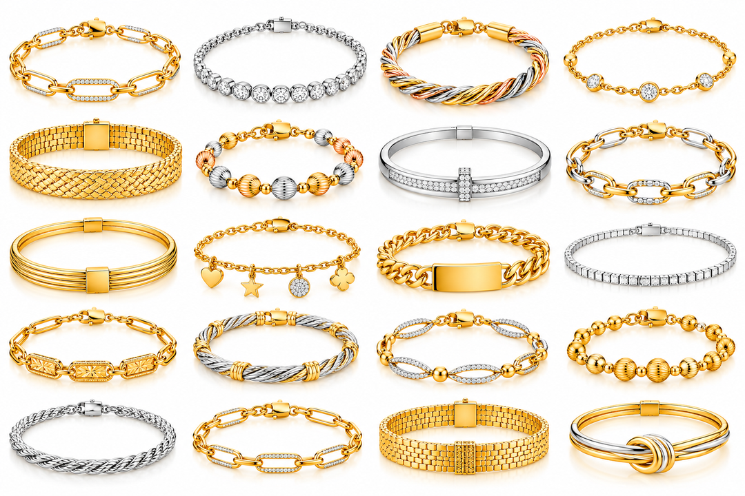 14K Gold Bracelets