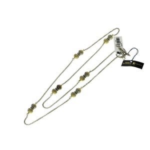 Authentic Konstantino 18K Yellow Gold 925 Sterling Silver long 35" Necklace