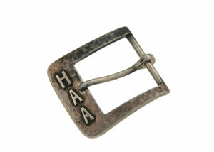 ¦Vintage 925 Sterling Silver Hand Wrought Belt Buckle »U522