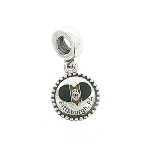 Authentic Pandora 925 Sterling Silver Pittsburgh PA Bead Charm