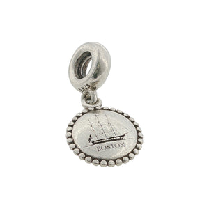 PANDORA 925 Silver Boston Dangle Charm Pendant