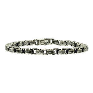 Konstantino 925 Sterling Silver Minos Link Bracelet Size 8"