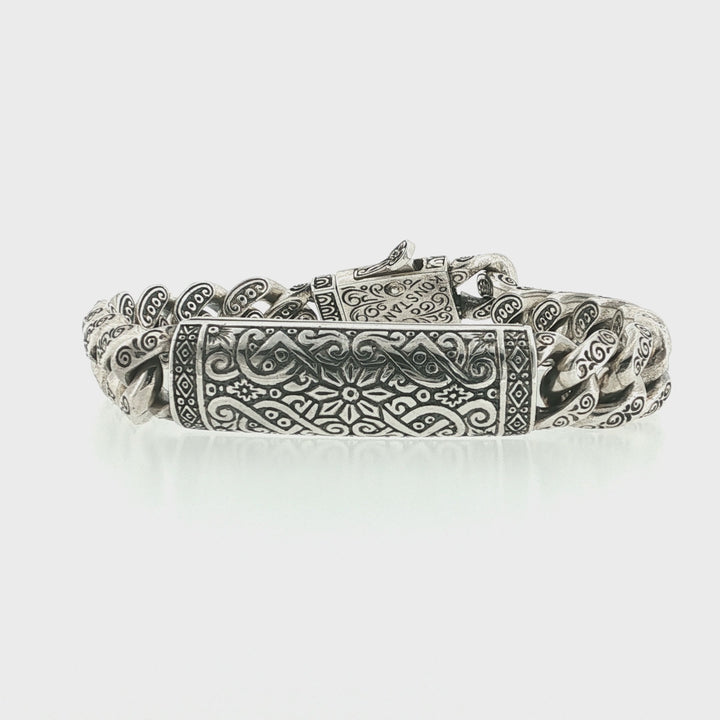 Konstantino 925 Sterling Silver Ss Classic Link Bracelet Size 8"