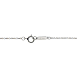 Tiffany & Co. 950 Platinum 0.55 Ct Diamonds 22 mm Cross Necklace Size 16"  »U15