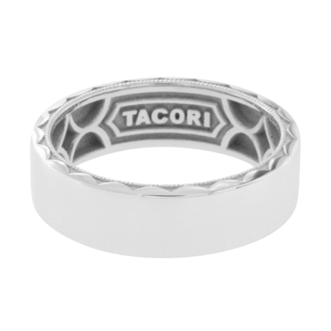 TACORI 18K Gold Sculpted Crescent Men's Wedding 7 mm Band Ring Size 10.5 $$2530