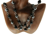 Au David Yurman Tahitian Pearl & Black Onyx Bijoux Necklace  Size 39" »B1