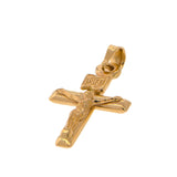 Fine 14K Yellow Gold Crucifix Pendant With Christ 2 Different Design