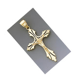 Fine 14k Yellow Gold Fancy Crucifix With Jesus Cross Pendant Different Designs