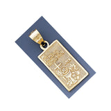 Fine 14K Yellow Gold High Polished My First Communion Pendant 4860
