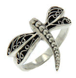 925 Sterling Silver Dragonfly Ring»R12
