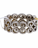 ¦Authentic GURHAN Silver Yellow Gold Vortex Eternity Ring Size 6.5 »$ 250