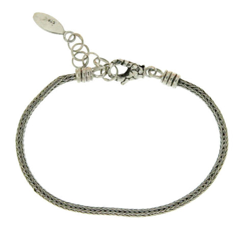 ¦925 Sterling Silver Blai TULANG NAGA Chain Bracelet Size 7" » B39