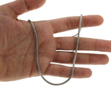 ▌Unisex 925 Sterling Silver Wheat TULANG NAGA Bali Chain Size 16" to 36" » CH210