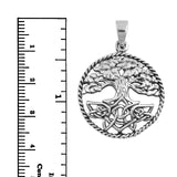 ▌925 Sterling Silver Celtic Tree Of Life Pendant »P71