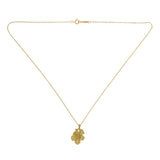 Auth Tiffany & Co. Vintage 18k Gold Wild Rose Dogwood Flower Necklace Size 16"