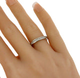 ▌Unisex 925 Sterling Silver Baguette CZ Eternity 3mm Band Ring Size 5 to 9»R12/7