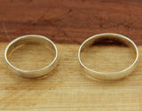 925 Sterling Silver High Polish Comfort love Wedding Band Ring » R49