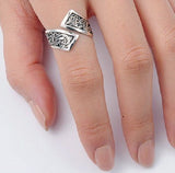 ▌Women's Beautiful 925 Sterling Silver Bali Swirl Band Ring Size 6,7,8,9,10»112