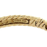 Authentic David Yurman 18K Yellow Gold 6.5 mm Cable Bracelet Size 7" »BO3