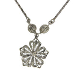 ¦Women's Beautiful Flower Bead Bali Necklace »CH16 VINTAGE DESIGN!