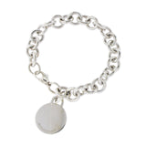 Tiffany & Co. Round Tag Charm Bracelet Size 6" » U210