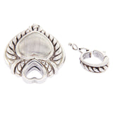 Judith Ripka 925 Sterling Silver Diamonique Heart Pendant »U420