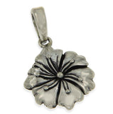 FREE SHIPPING! Solid Sterling Silver Beautiful Bali FLOWER Pendant»P219