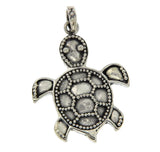 Solid Sterling Silver Cute TURTLE Pendant BRAND NEW»P322