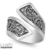 ▌Women's Beautiful 925 Sterling Silver Bali Swirl Band Ring Size 6,7,8,9,10»112