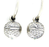 925 Sterling Silver Bali Ball Dangle Earring»E210