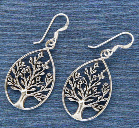 ▌Women's 925 Sterling Silver TREE OF LIFE Dangle Earring ▌E320 VINTAGE STYLE!!!