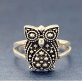 ▌Women's 925 Sterling Silver OWL Ring Size 4,5,63,7,8,9,10,11 »R111