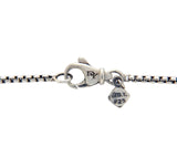 David Yurman 925 Sterling Silver Metallic Cable Heart Necklace Size 24"»U54 $375