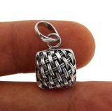 ¦Solid Sterling Silver Handmade BRAIDED Pendant MOM GIFT»P#31