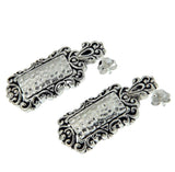 ¦Women's 925 Sterling Silver Hammered Earring Pendant Set ANTIQUE DESIGN » S16