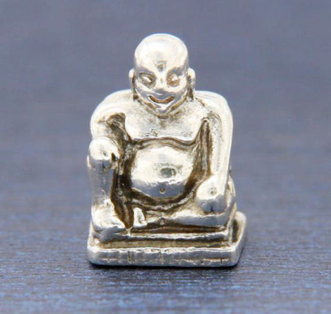 ¦AUTHENTIC TROLLBEADS Silver Laughing Buddha Bead » U26