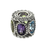 Judith Ripka 925 Sterling Silver Multi Color Bead Charm »U521