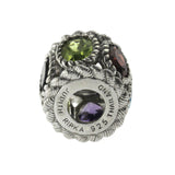 Judith Ripka 925 Sterling Silver Multi Color Bead Charm »U521