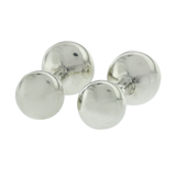 Auth Tiffany & Co. 925 Sterling Silver Barball Cufflinks