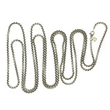 DAVID YURMAN 925 Sterling 14K Gold 3.5 mm Box Chain Necklace Size 72" »U49