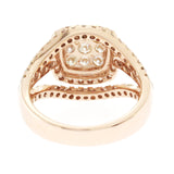 1.35 CT Natural Diamonds G SI1 in 14K Rose Gold Engagement Ring