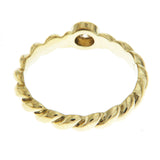 Authentic Tiffany & Co 18K Yellow Gold Rope Band Ring Size 5 »U419