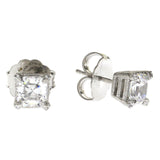 Judith Ripka 925 Sterling Silver Diamonique Stud Earrings » U116