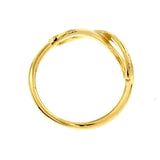 Authentic Tiffany & Co 18K Yellow Gold Infinity Band Ring Size 5.5 »U317-1