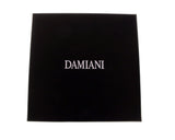 Auth DAMIANI Stainless Steel & 18K Gold Diamond Dog Tag Pendant Necklace Size 20