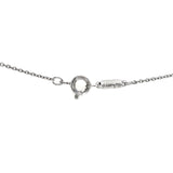 Auth Tiffany & Co Frank Gehry 18K White Gold Diamond Fish Necklace 18" »U223