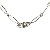 Tiffany & Co ELSA PERETTI Large Sterling Silver Open Heart Necklace Size 16"»U21