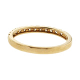 0.33 CT Natural Diamonds G SI1 in 14K Rose Gold Half Wedding Band Ring